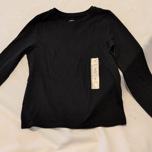 Cat & Jack M (8) Black Long Sleeve Top